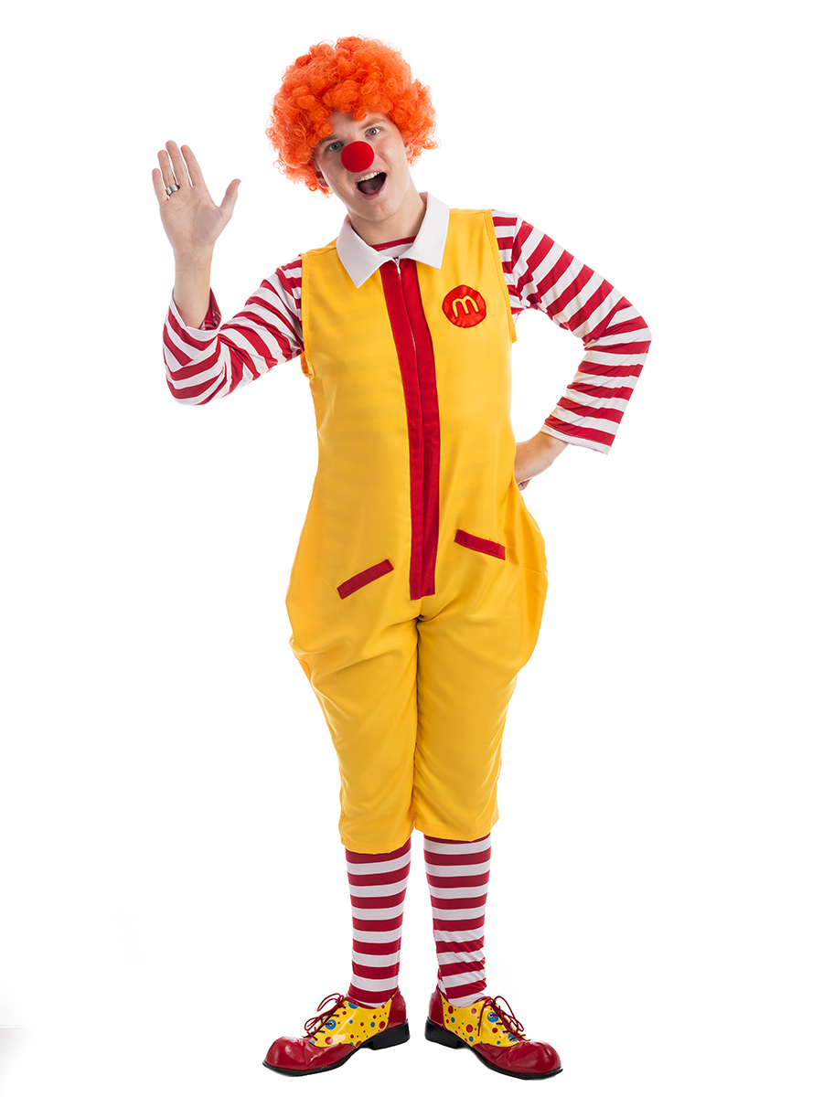 Ronald McDonald Clown Costume.