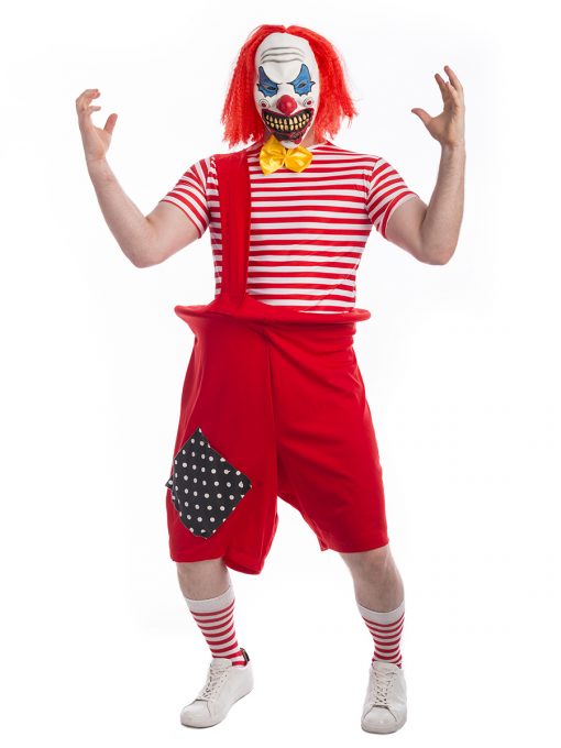 Creepy Killer Clown Costume, IT, pennywise, scary clown