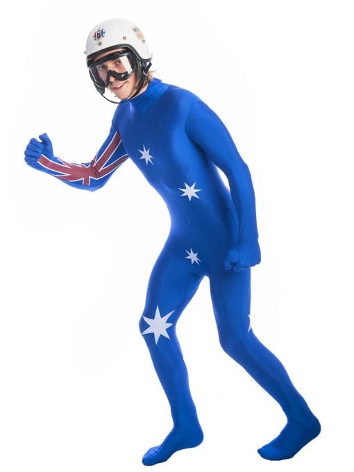 Speed Skater Olympics Costume