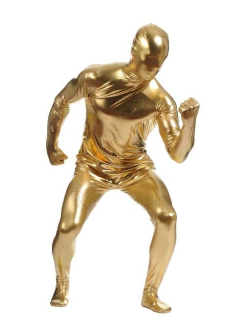 Gold Oscar Statue Costume for Adults