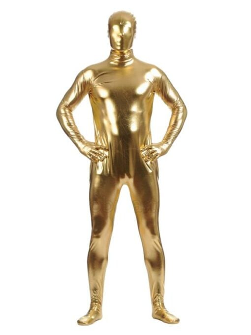Gold Oscar Statue Costume for Adults