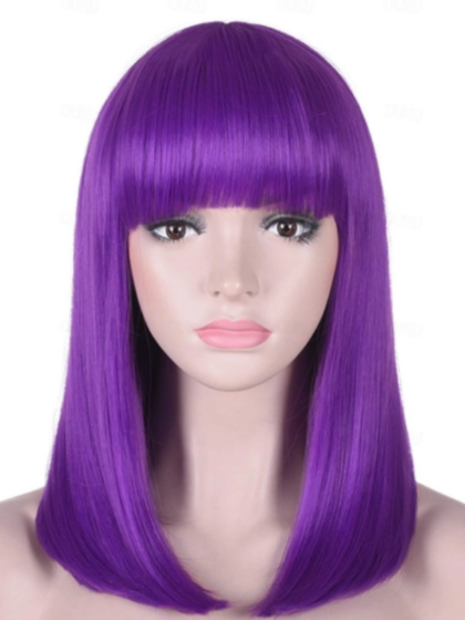Purple Cleo Wig