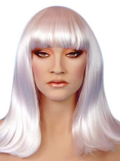 white cleo wig