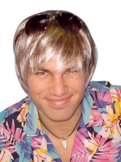 Blonde Surfer wig