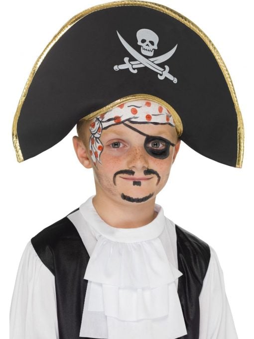 Pirate skull and crossbones hat