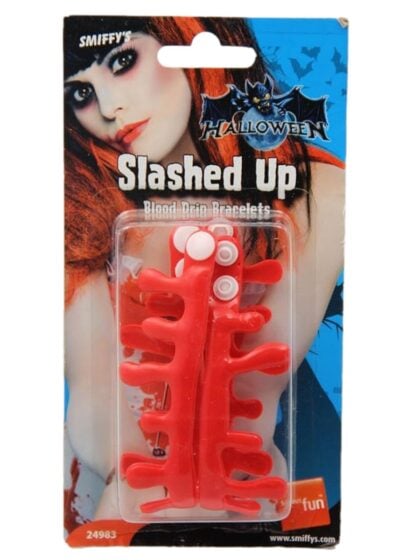 Slashed Up Blood Drip Bracelets