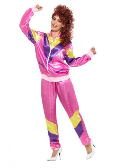 Pink 80s Shell Suit