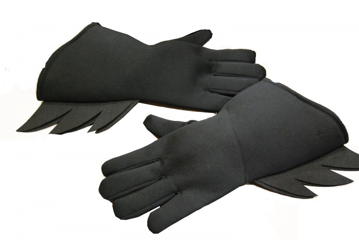 Batman Gloves Black for your favourite Super Hero costume
