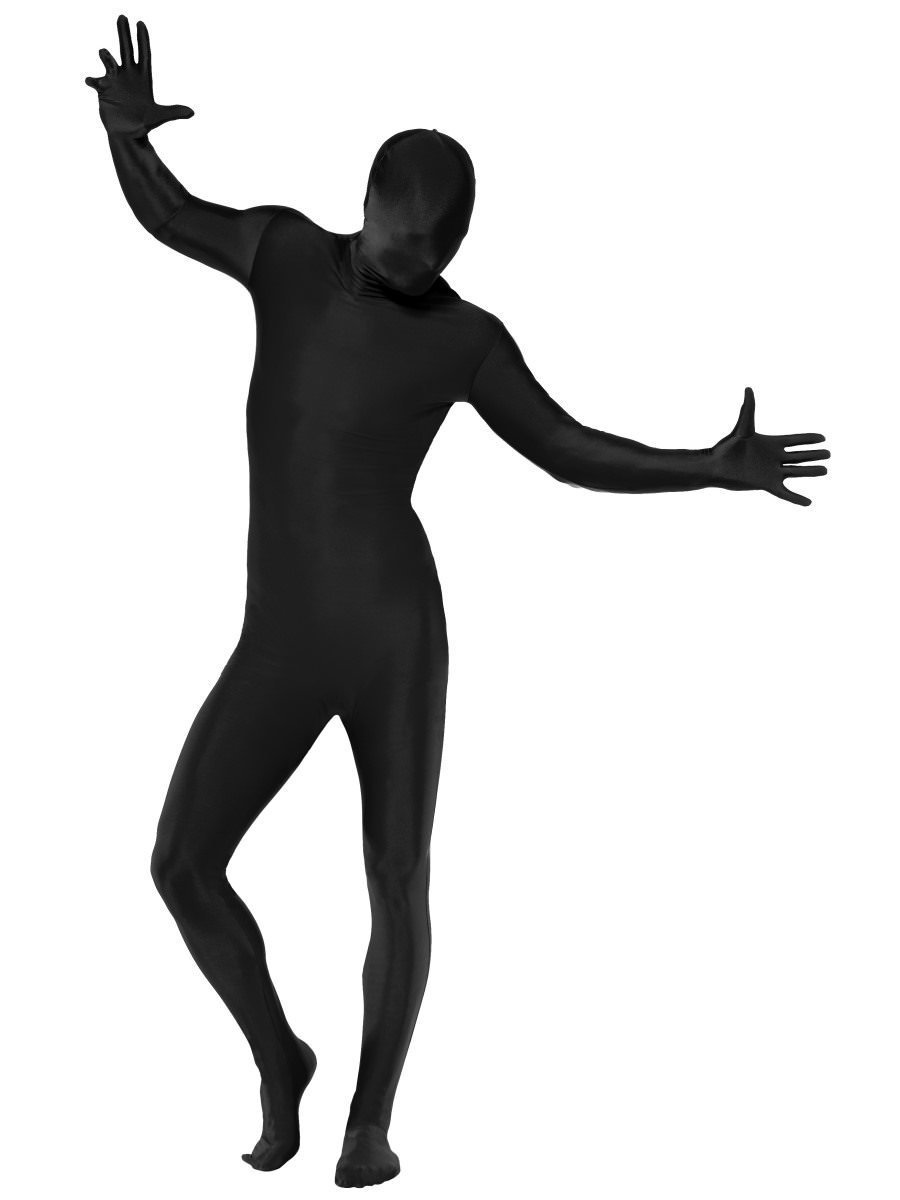 S, Black AltSkin Full Body Stretch Fabric Suit 
