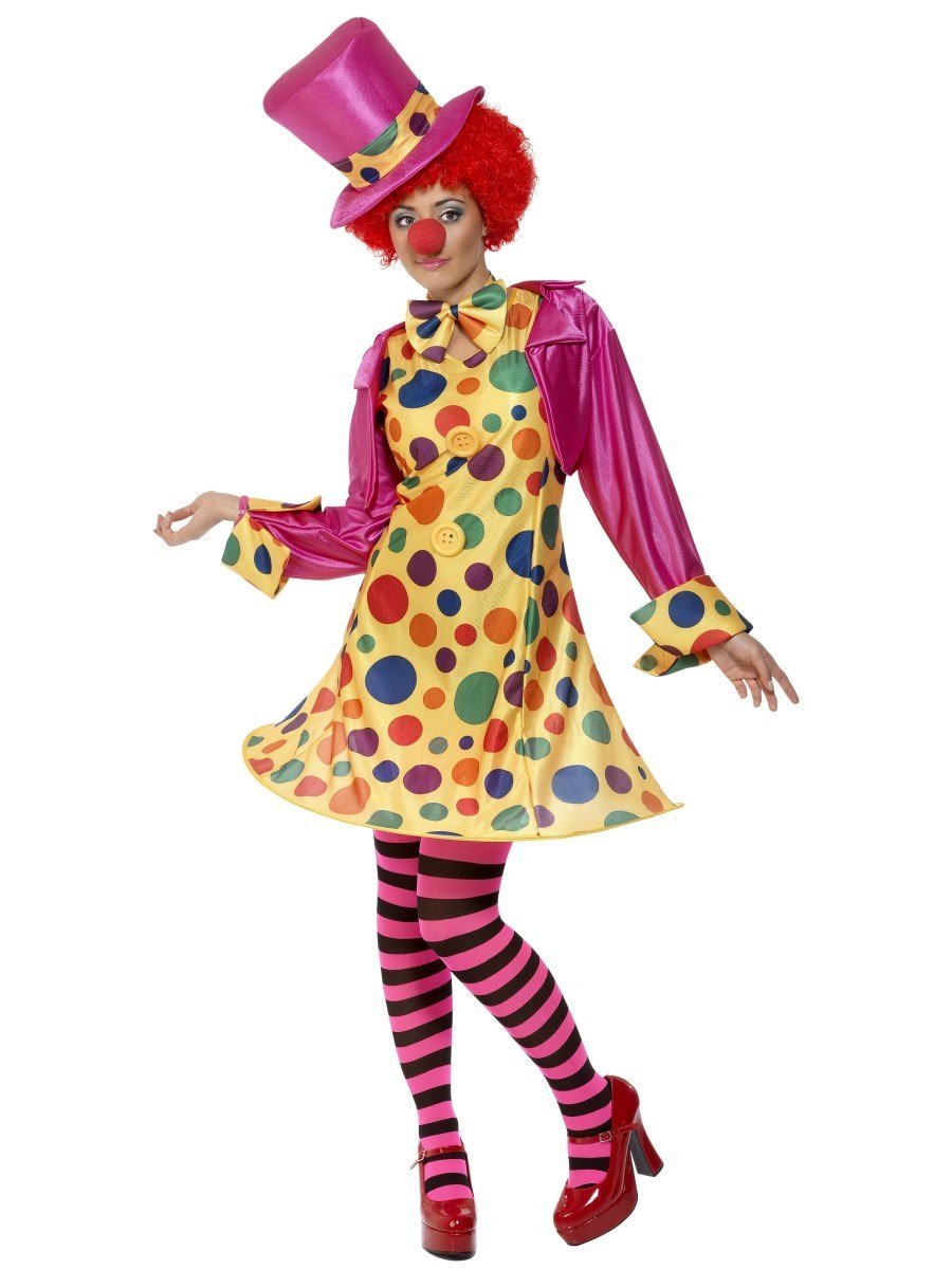 Clown Lady Costume multicoloured authentic costume