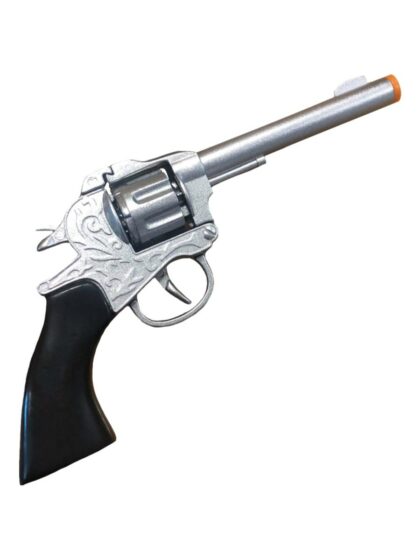Silver Diecast Cowboy Gun