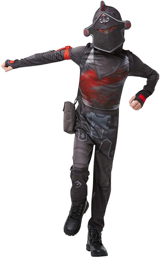 Fortnite Black Knight Tween Costume Jumpsuit with Mask & Accessories