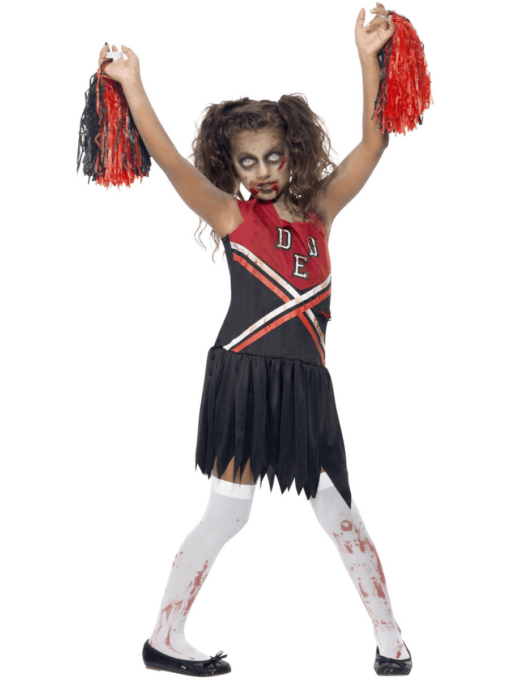 Girls Zombie Cheerleader Costume