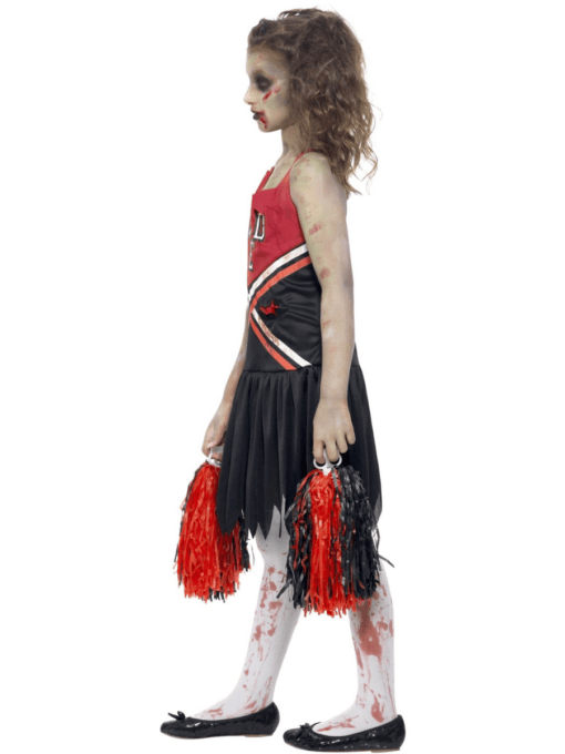 Girls Zombie Cheerleader Costume