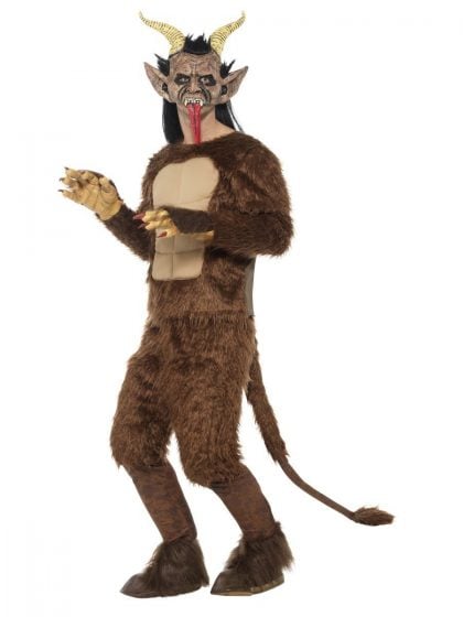 Beast / Krampus Demon Costume, Long Pile Fur