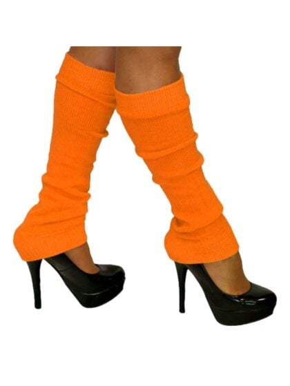 Orange 80s Leg Warmers