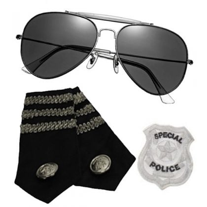 Police Kit - Glasses, Epaulets & Badge