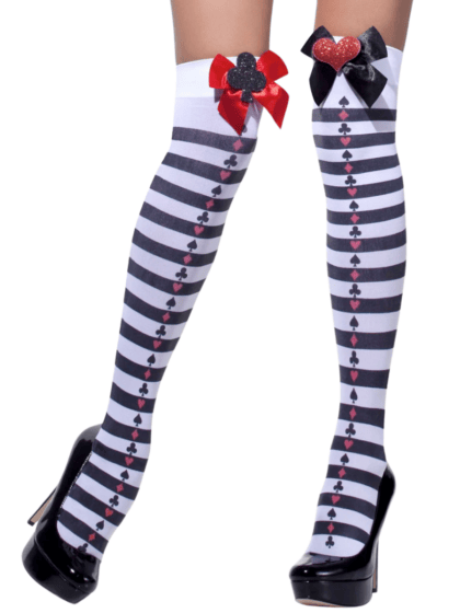 Queen of Hearts Stockings