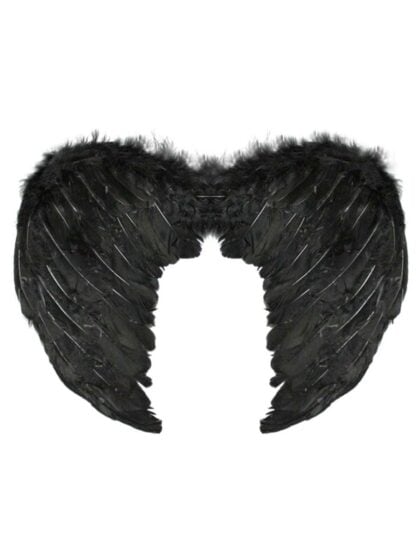 Black Feather Angel Wings