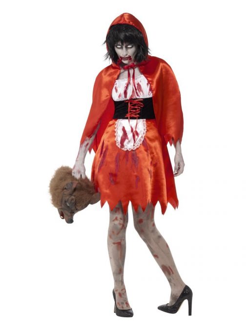 Zombie Little Miss Hood Adult Women's Costume