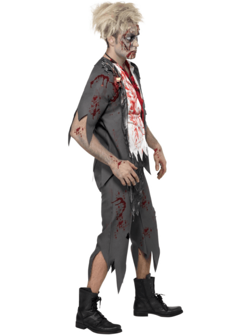 Zombie Schoolboy Costume - Adult - Image 2