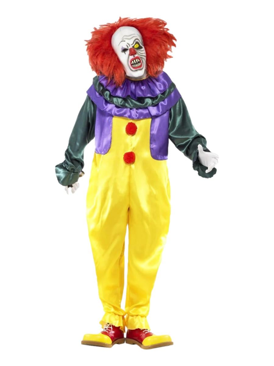 strapless open back dress Jumbo Klown Adult Costume – Pure Costumes main image 0