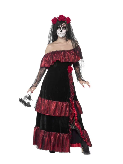 Day of the Dead Bride Costume - Adult - Image 4