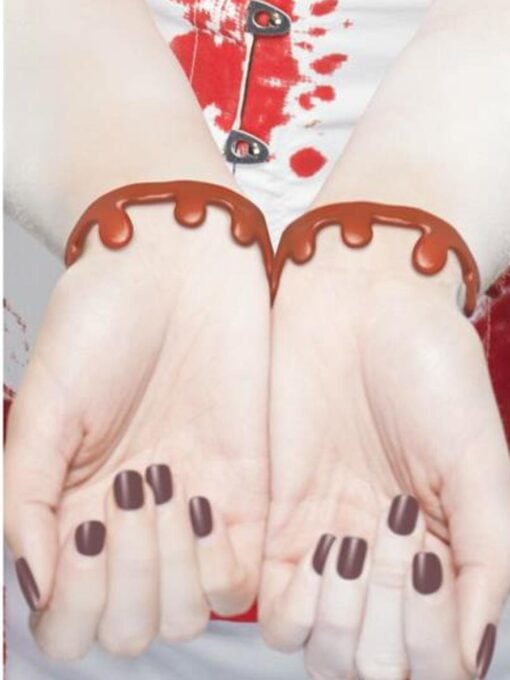 Slashed Up Blood Drip Bracelets - Image 2