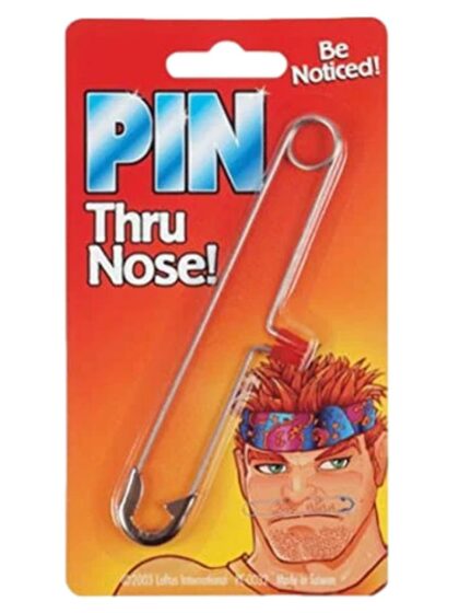 Trick Pin Through Nose