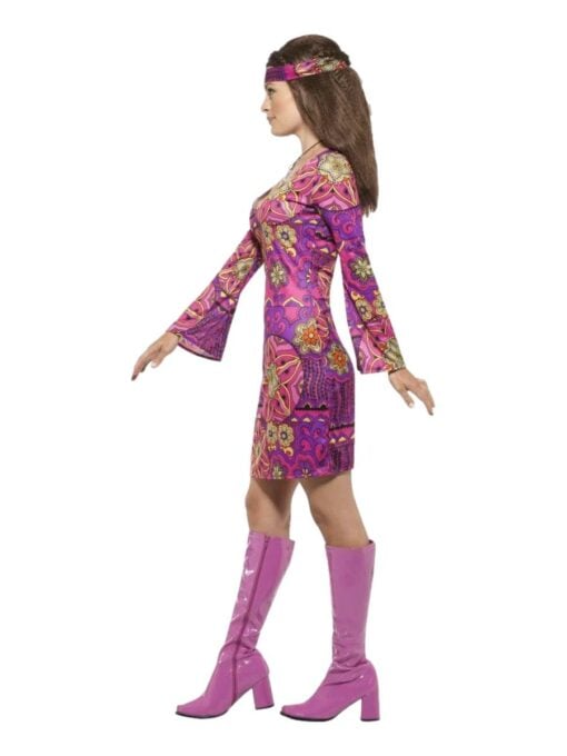 Woodstock Hippie Chick Costume - Adult - Image 2