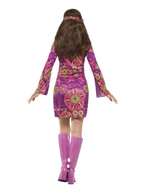 Woodstock Hippie Chick Costume - Adult - Image 3