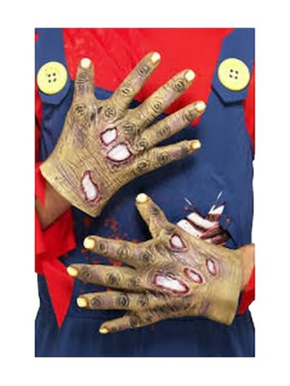 Decaying Zombie Gloves.