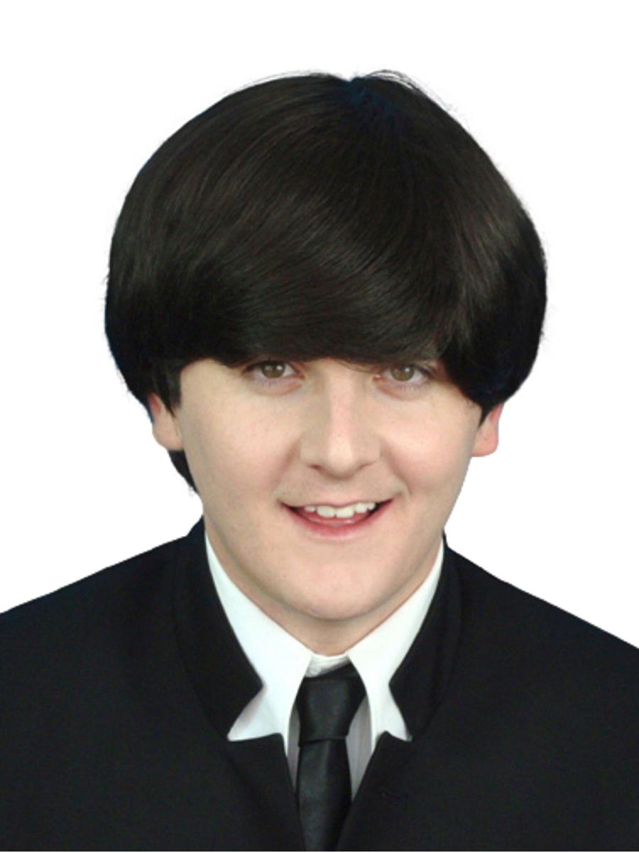 Brown Beatles Wig