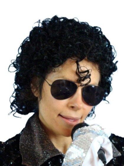 Michael Jackson 80s Wig