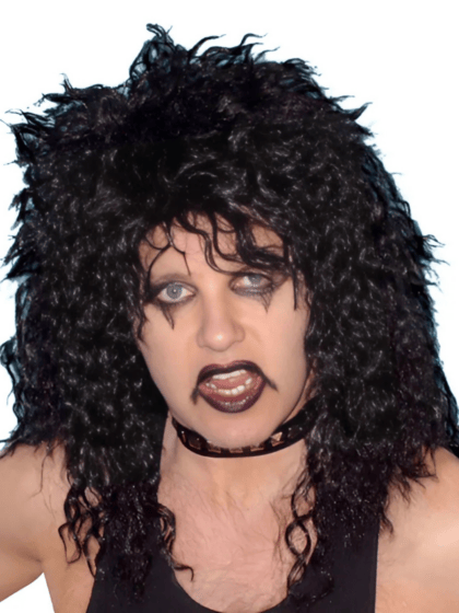 Alice Cooper Black Wig