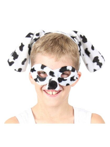 Animal Headband & Mask Set - Dalmatian