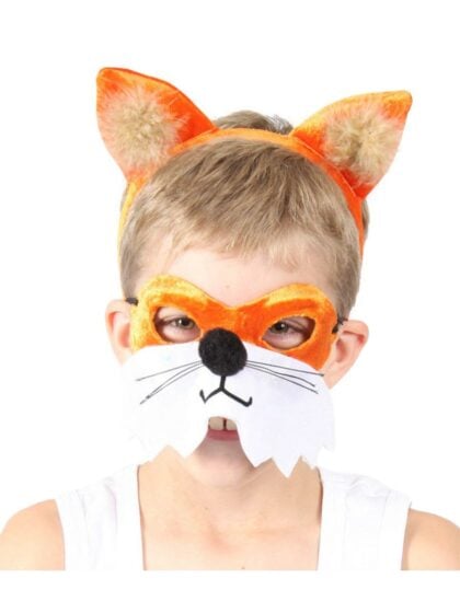 Animal Headband & Mask Set - Fox