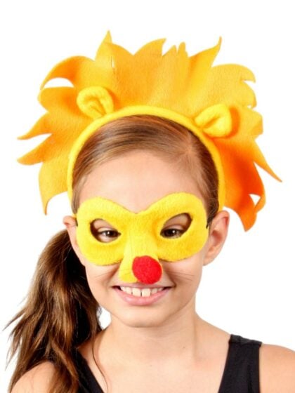 Animal Headband & Mask Set - Lion