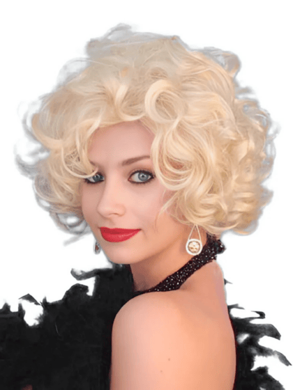 Blonde Silver Screen Star Wig