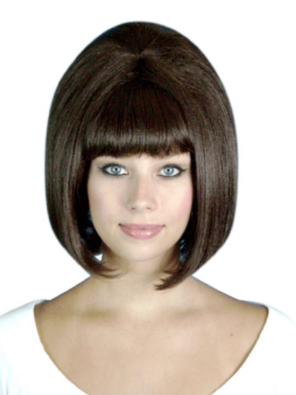 Brown 60s Beehive Wig
