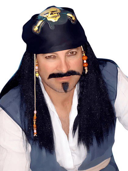 Captain Sparrow Pirate Wig