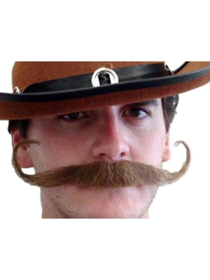 Moustache - Brown 'Outlaw'