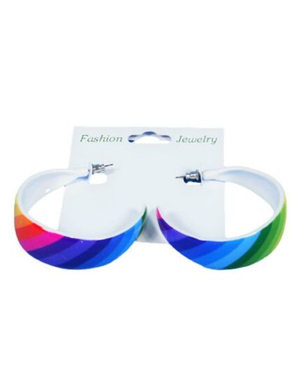 Ear Rings - Rainbow Hoop
