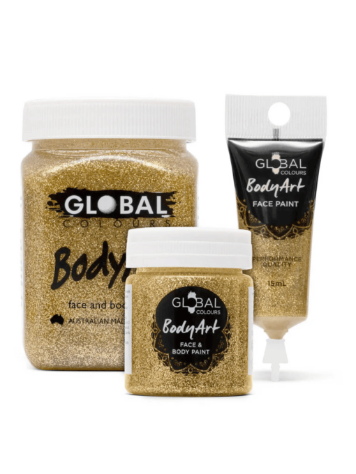 Gold Glitter Face Paint 45ml