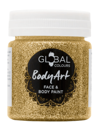 Gold Glitter Face Paint 45ml