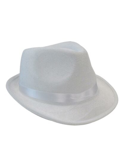 White Fedora Hat