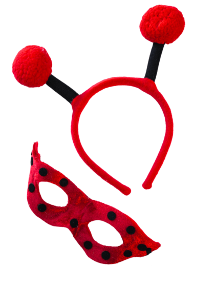 Lady Bug Headband and Mask