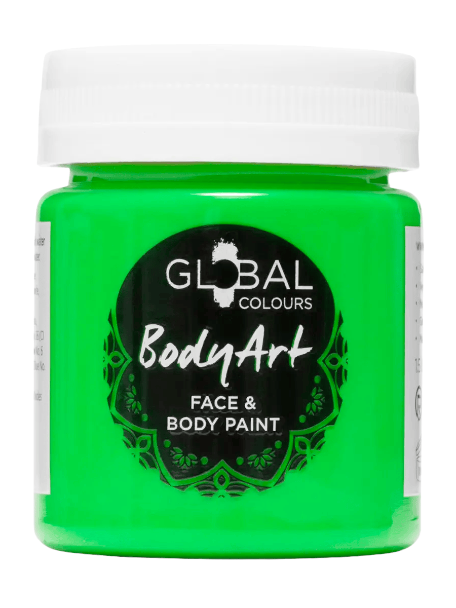 Neon Green face paint