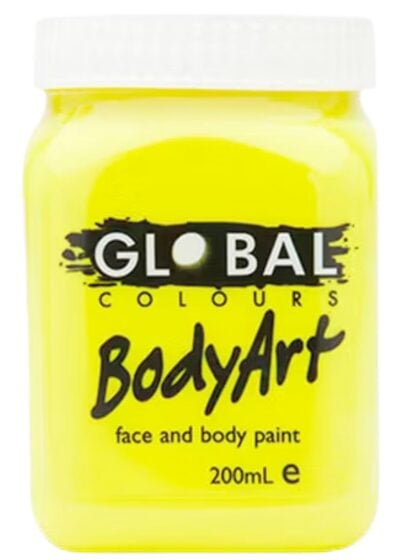 Neon Yellow Face Paint 200ml