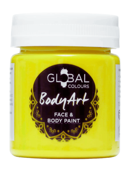 Neon Yellow Face Paint